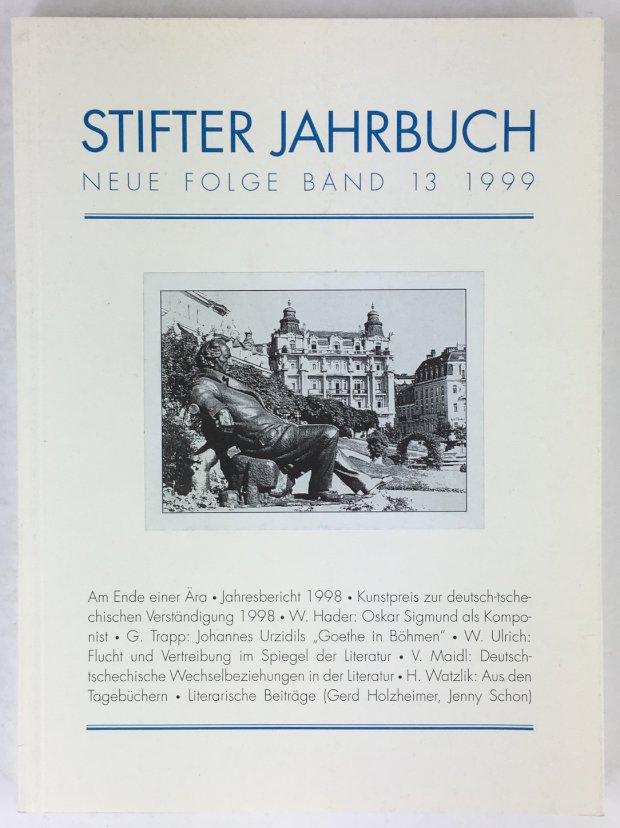 Abbildung von "Stifter Jahrbuch. Neue Folge Band 13."
