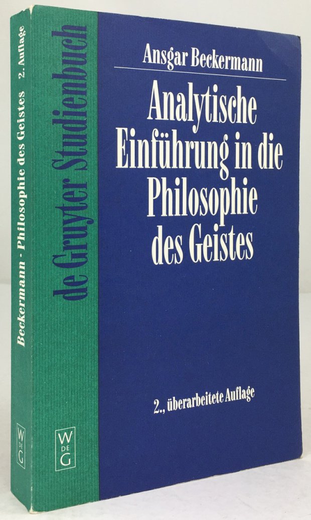 Abbildung von "Analytische Einführung in die Philosophie des Geistes. 2., überarbeitete Auflage."