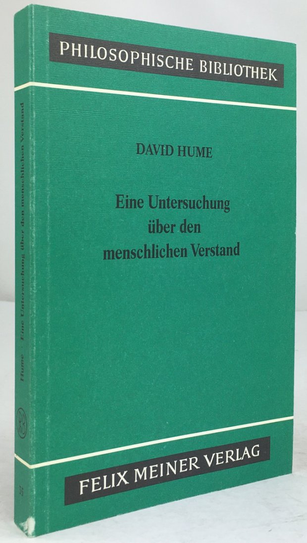 Abbildung von "Eine Untersuchung über den menschlichen Verstand. Übersetzt von Raoul Richter..."