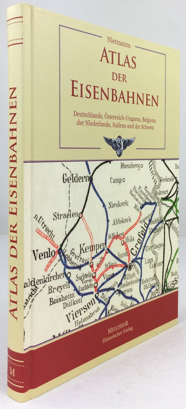 Abbildung von "Atlas der Eisenbahnen Deutschlands, Oesterreich-Ungarns, Belgiens, der Niederlande, Italiens und der Schweiz..."