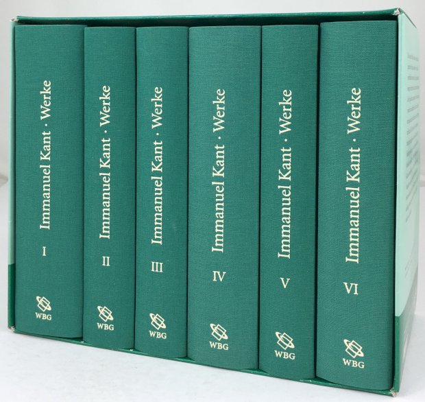 Abbildung von "Werke in sechs Bänden. Herausgegeben von Wilhelm Weischedel. 7. unveränderte Auflage..."