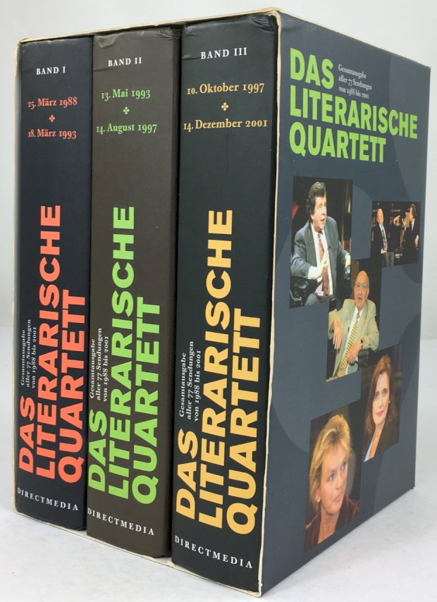 Abbildung von "Das Literarische Quartett. Gesamtausgabe aller 77 Sendungen von 1988 bis 2001. (In drei Bänden,..."