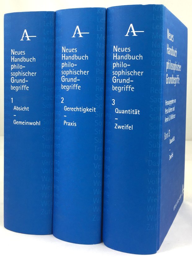 Abbildung von "Neues Handbuch philosophischer Grundbegriffe. Begründet von Hermann Krings, Hans Michael Baumgartner und Christoph Wild..."