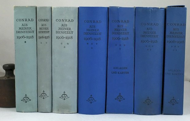 Abbildung von "Aus meiner Dienstzeit 1906 - 1918. (In 5 Bänden und zwei Mappen mit Anlagen,..."