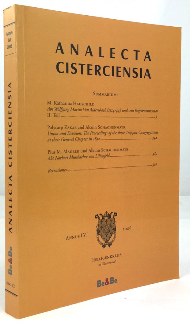 Abbildung von "Analecta Cisterciensia. Annus LVI. 2006."