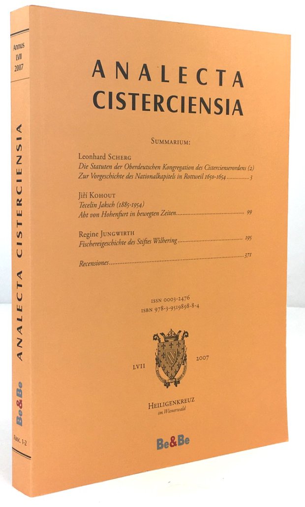 Abbildung von "Analecta Cisterciensia. Annus LVII. 2007."
