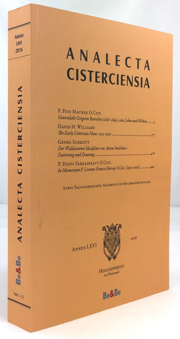 Abbildung von "Analecta Cisterciensia. Annus LXVI. 2016."