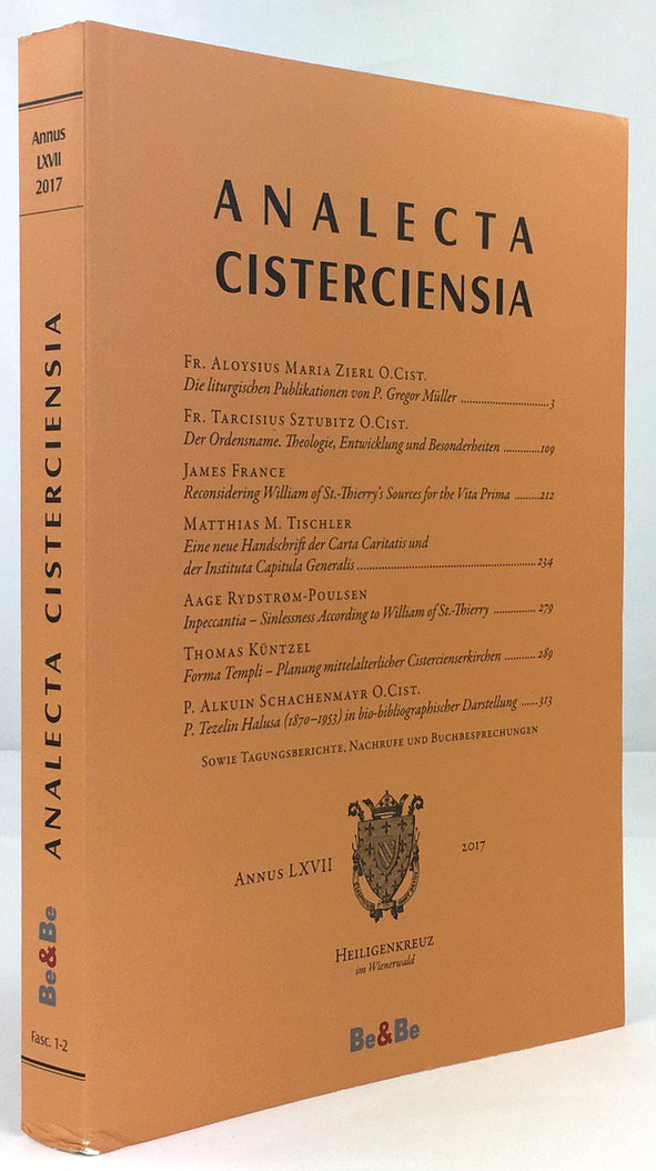 Abbildung von "Analecta Cisterciensia. Annus LXVII. 2017."