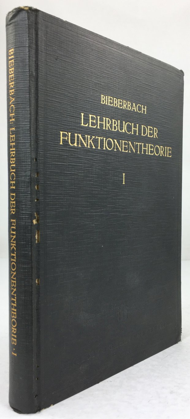 Abbildung von "Lehrbuch der Funktionentheorie. Band I: Elemente der Funktionentheorie. Vierte neubearbeitete Auflage..."