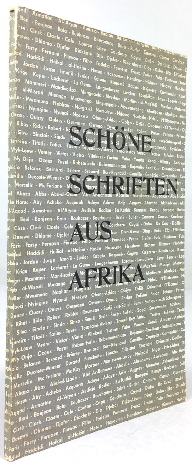Abbildung von "Schöne Schriften aus Afrika. Ein Verzeichnis von Werken zeitgenössischer afrikanischer Autoren."