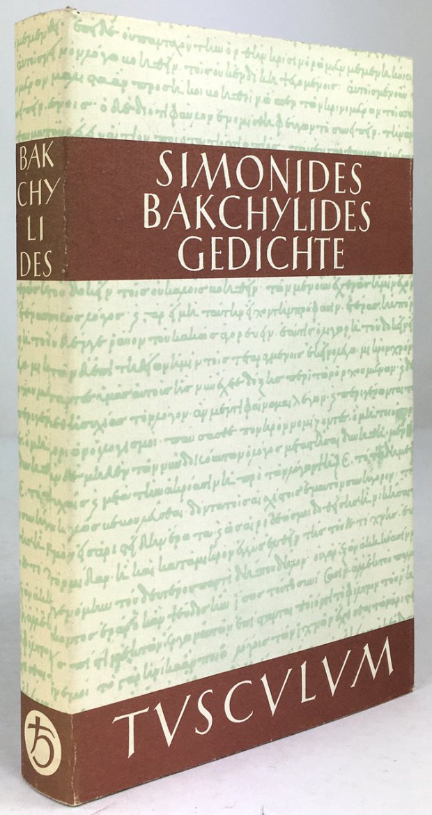 Abbildung von "Gedichte. Griechisch und deutsch, herausgegeben und übersetzt von Oskar Werner. 1. Auflage."