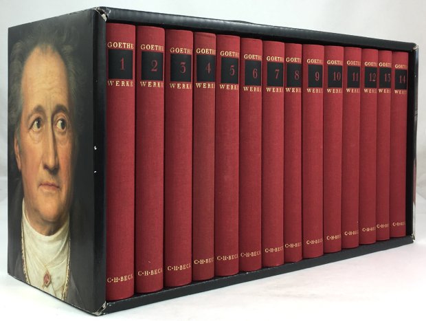 Abbildung von "Goethes Werke. Textkritisch durchgesehen und kommentiert von Erich Trunz. 14 ( Dünndruck -) Bde..."