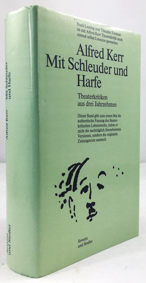 Abbildung von "Mit Schleuder und Harfe. Theaterkritiken aus drei Jahrzehnten. Herausgegeben von Hugo Fetting."