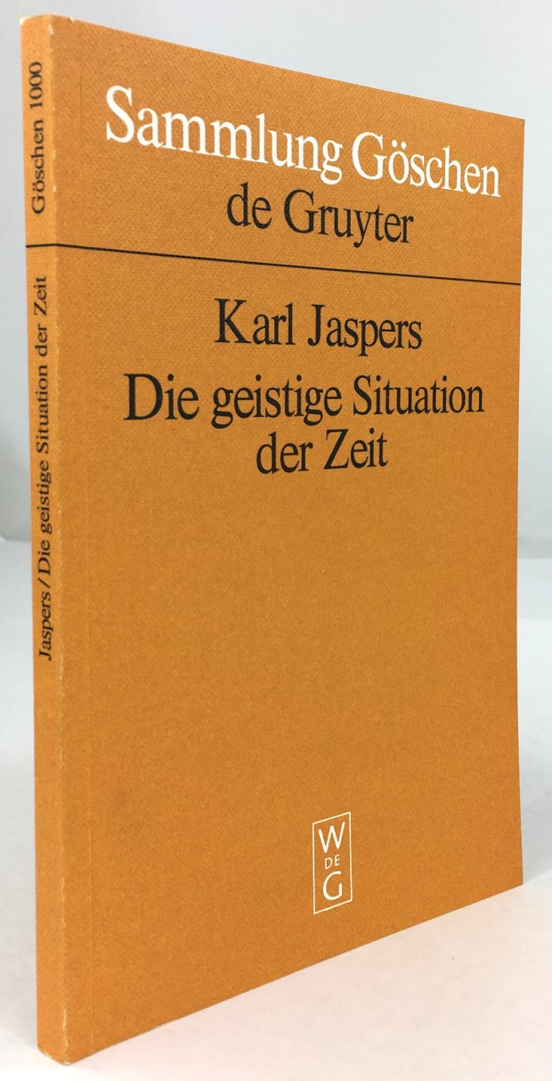 Abbildung von "Die geistige Situation der Zeit. Achter Abdruck der im Sommer 1932 bearbeiteten 5. Auflage."