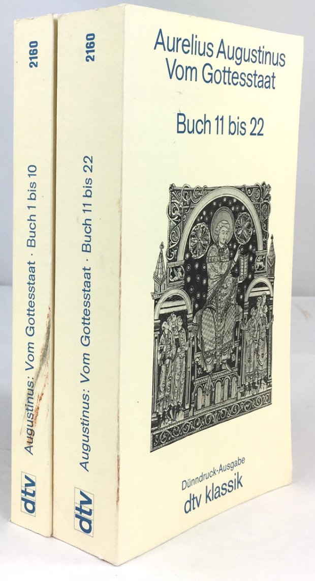 Abbildung von "Vom Gottesstaat (De civitate dei). Buch  1 bis 10 (und) Buch 11 bis 22. (2 Bde.) 2. Auflage."