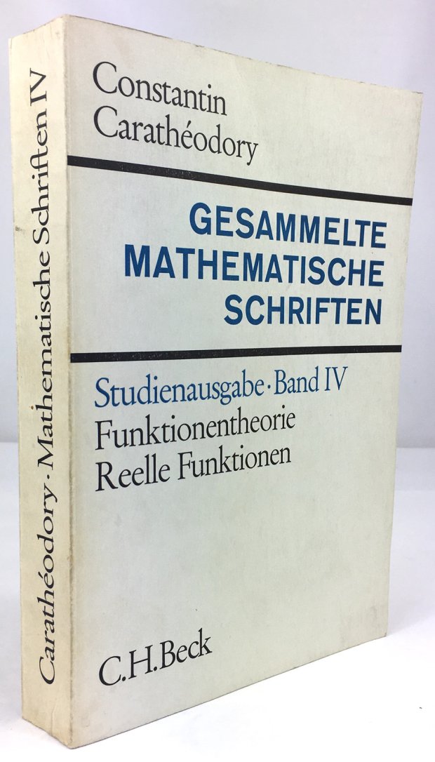 Abbildung von "Gesammelte Mathematische Schriften. Herausgegeben im Auftrag und mit Unterstützung der bayerischen Akademie der Wissenschaften..."