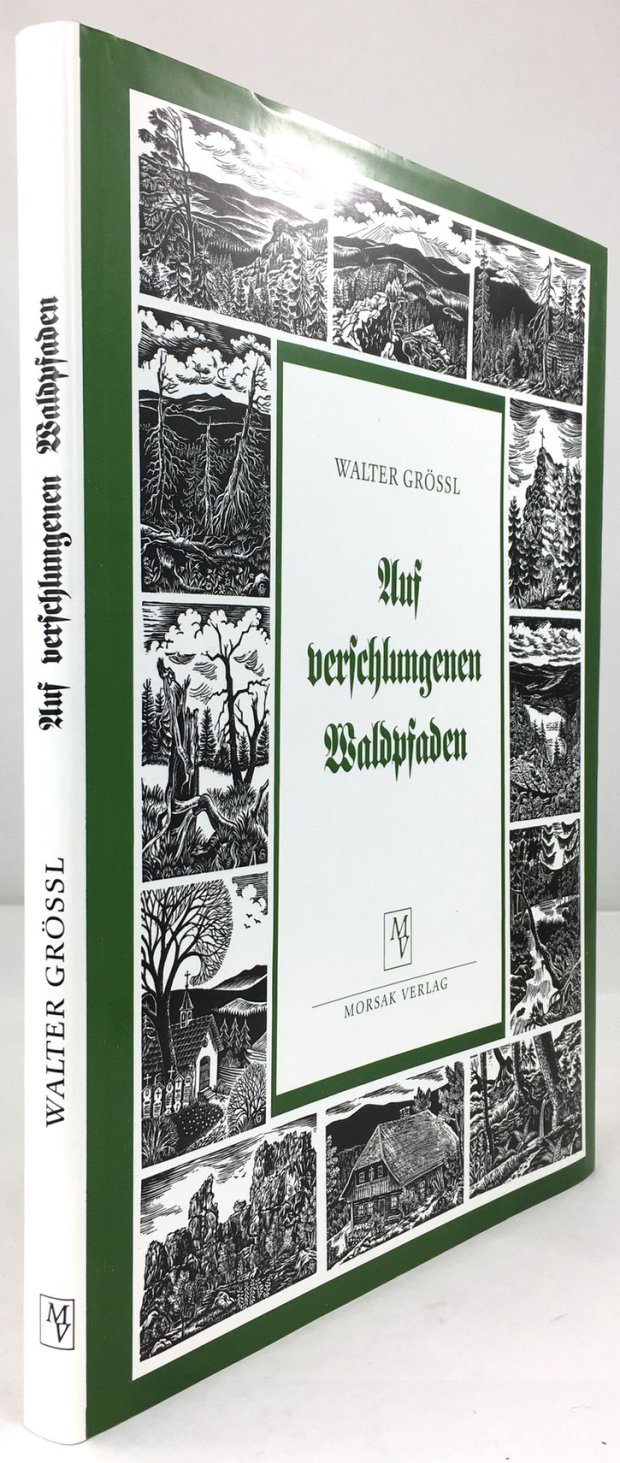 Abbildung von "Auf verschlungenen Waldpfaden. Bayerischer Wald und Böhmerwald dargestellt in Holzschnitten,..."