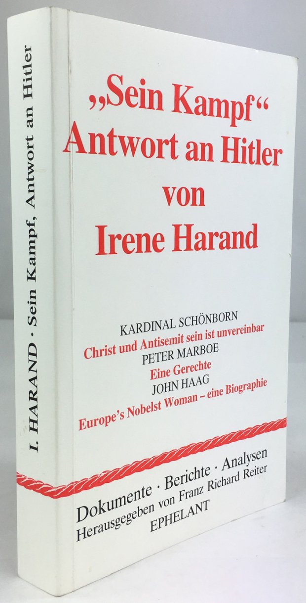 Abbildung von ""Sein Kampf", Antwort an Hitler von Irene Harand."