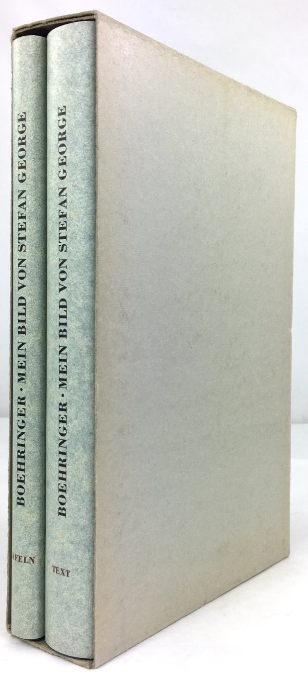 Abbildung von "Mein Bild von Stefan George. Zweite ergänzte Auflage. Zum Jubiläumsjahr 1968. (in 2 Bänden:..."