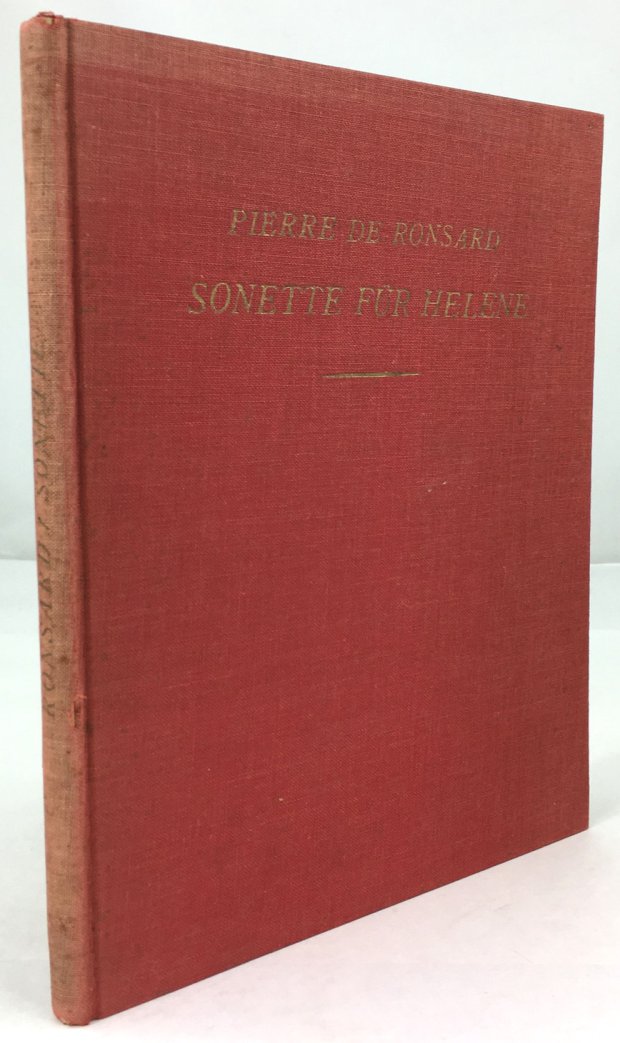 Abbildung von "Sonnets pour Helene / Sonette für Helene. Übertragen von Irene Kafka..."