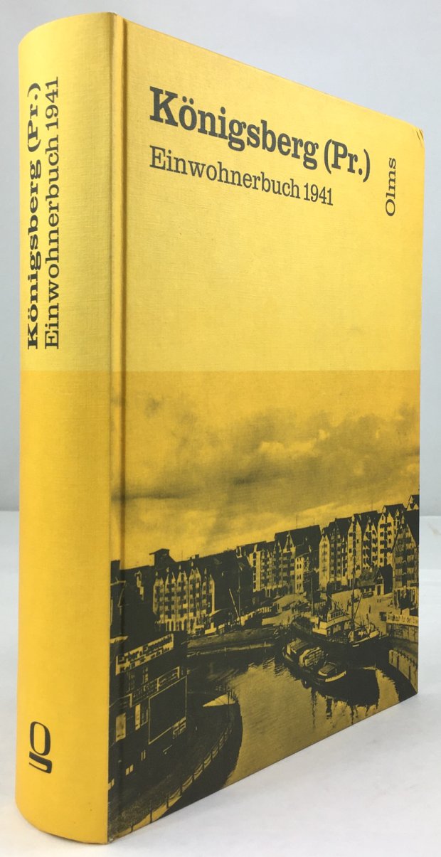 Abbildung von "Einwohnerbuch Königsberg (Pr) 1941. 89. Jahrgang. (= 3. Nachdruckauflage der Ausgabe 1941)."
