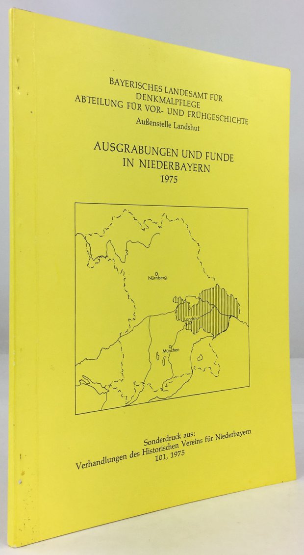 Abbildung von "Ausgrabungen und Funde in Niederbayern 1975."