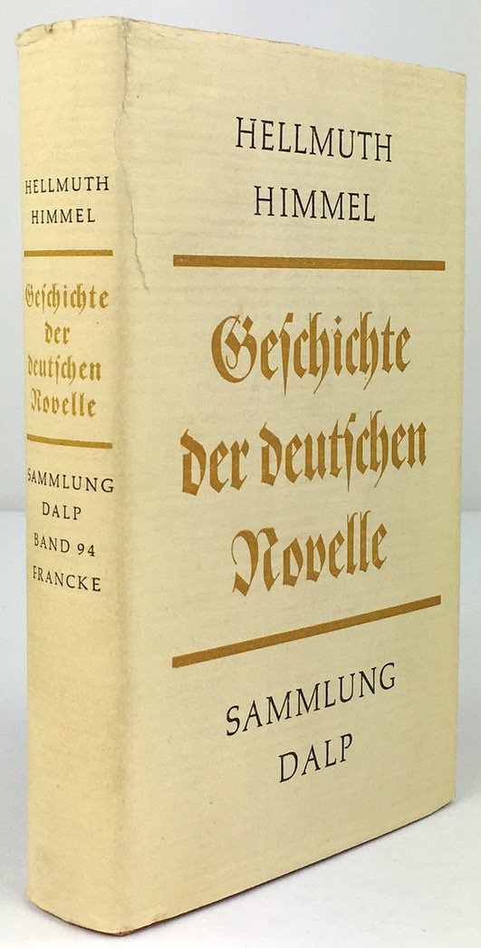 Abbildung von "Geschichte der deutschen Novelle."