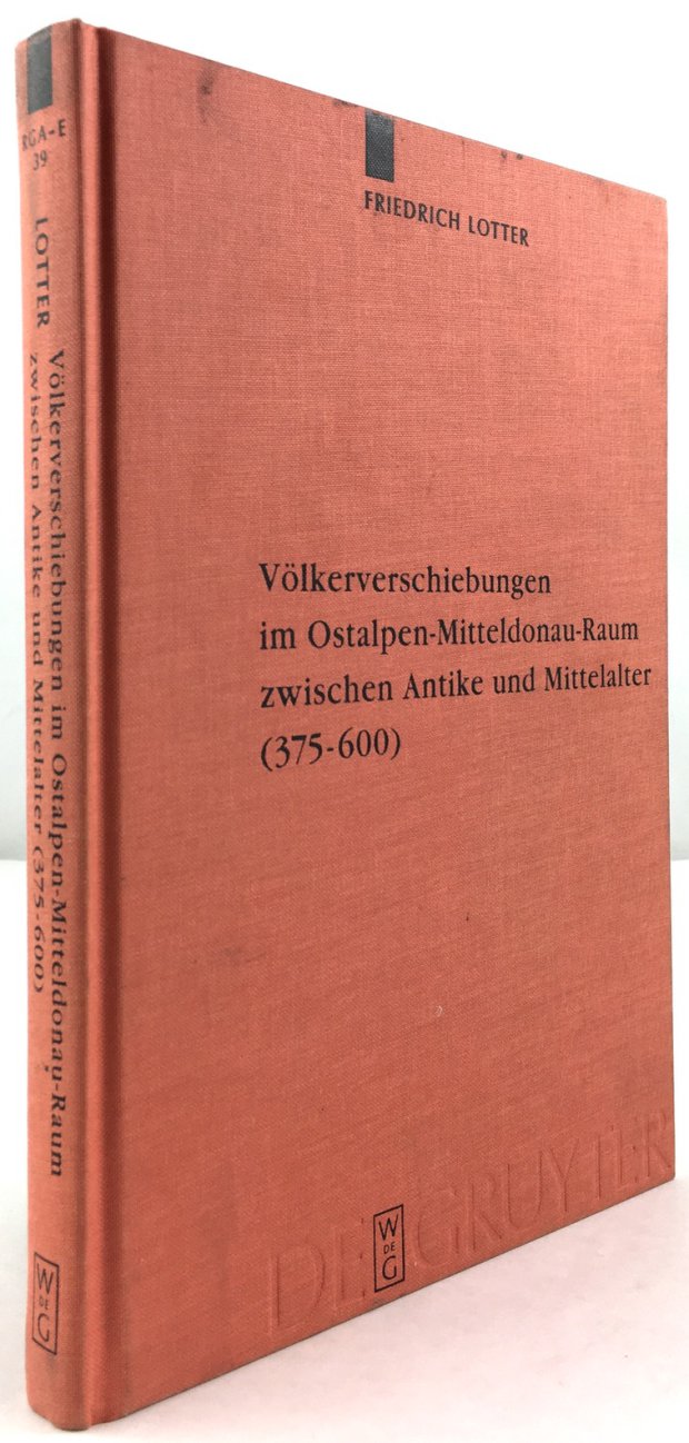 Abbildung von "Völkerverschiebungen im Ostalpen-Mitteldonau-Raum zwischen Antike und Mittelalter (375 - 600)."