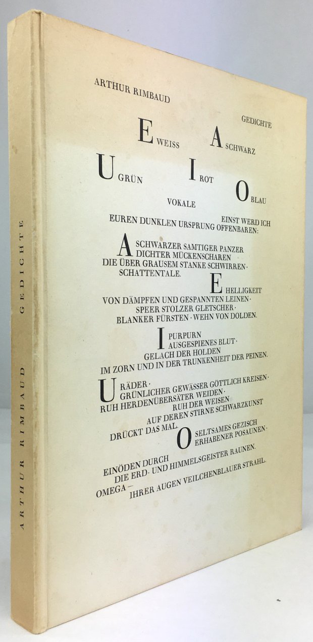 Abbildung von "Gedichte. Französisch - Deutsch. Herausgegeben von Karlheinz Barck. Mit 10 Radierungen und 8 Punzenstichen von Hermann Naumann."