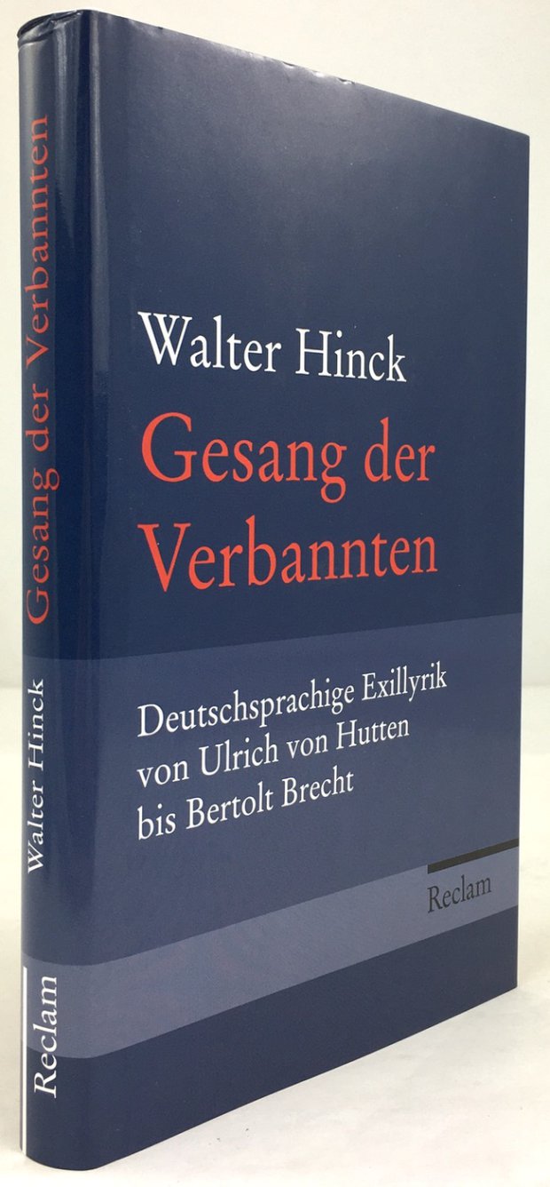Abbildung von "Gesang der Verbannten. Deutschsprachige Exillyrik von Ulrich von Hutten bis Bertolt Brecht."