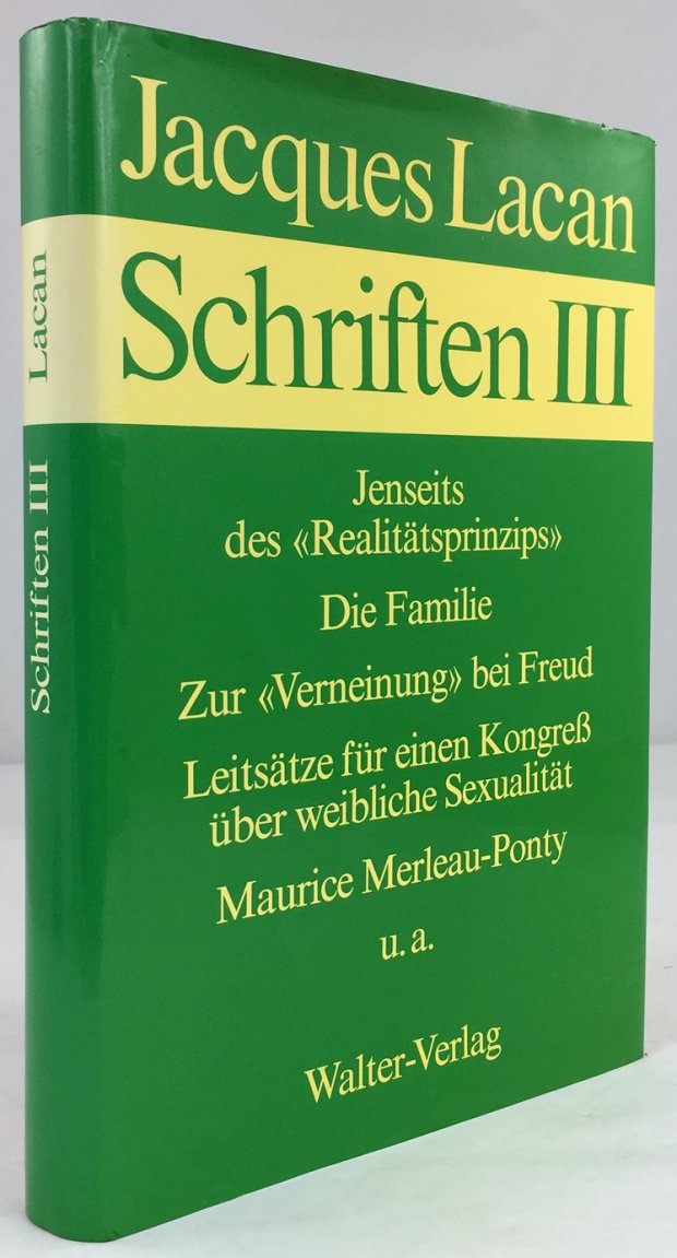 Abbildung von "Schriften III. Aus dem Französischen von Norbert Haas, Franz Kaltenbach,..."