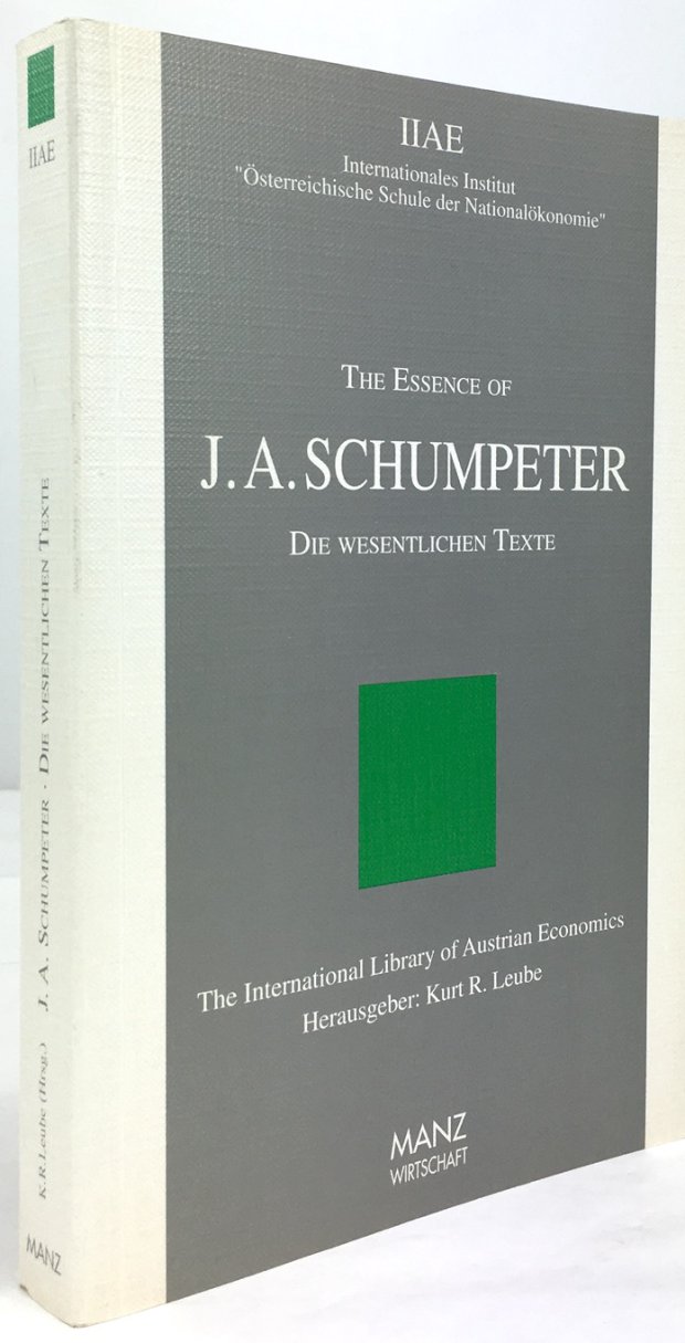 Abbildung von "Österreichische Schule der Nationalökonomie. Band 3 (apart) : The Essence of J. A. Schumpeter..."
