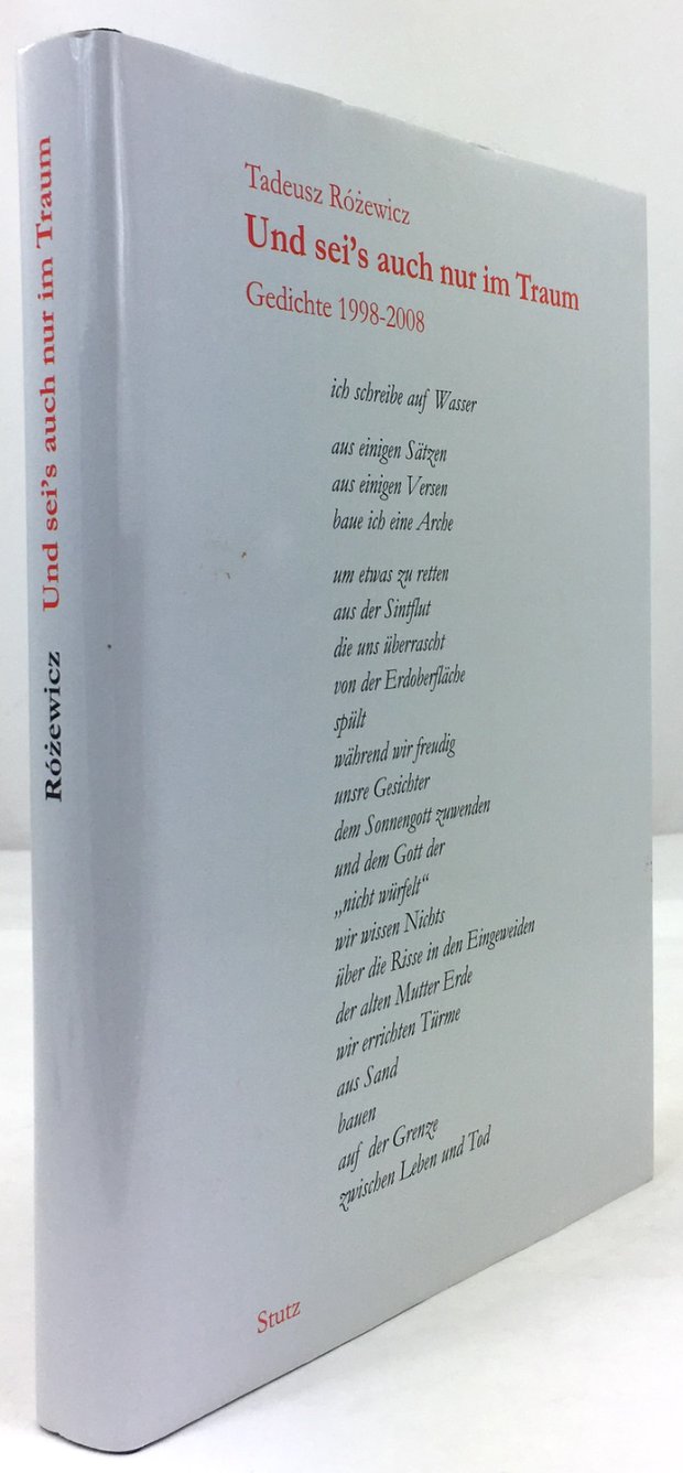 Abbildung von "Und sei's auch nur im Traum. Gedichte 1998-2008. Herausgegeben und aus dem Polnischen übersetzt von Bernhard Hartmann."