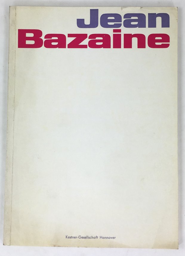 Abbildung von "Jean Bazaine. Katalog Nr. 2 des Ausstellungsjahres 1962/63,"