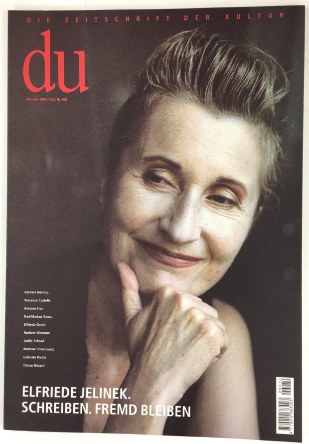 Abbildung von "Elfriede Jelinek. Schreiben. Fremd bleiben. (DU, Heft Nr. 700, Oktober 1999)."