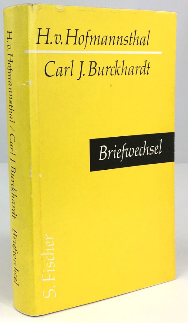 Abbildung von "Hugo von Hofmannsthal / Carl J. Burckhardt : Briefwechsel."