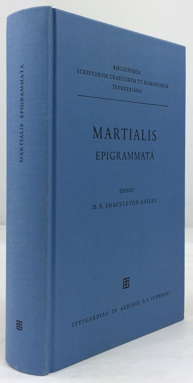 Abbildung von "M. Valerii Martialis. Epigrammata. Post W. Heraeum. Edidit D. R. Shackleton Bailey."