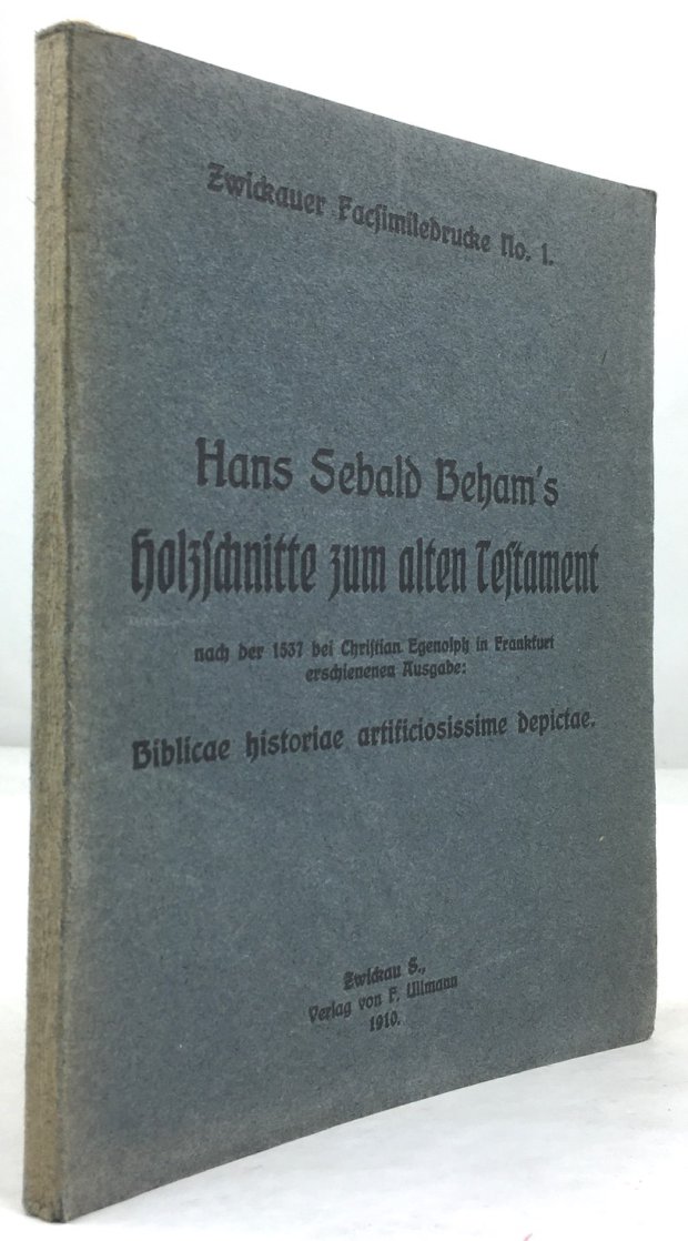 Abbildung von "Holzschnitte zum alten Testament nach der 1537 bei Christian Egenolph in Frankfurt erschienen Ausgabe:..."