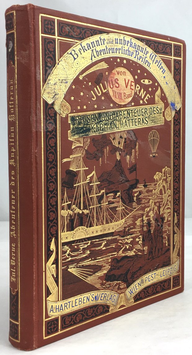 Abbildung von "Reisen und Abenteuer des Kapitän Hatteras. Mit 257 Illustrationen. (Zwei Abteilungen in einem Band.) 2. Auflage."