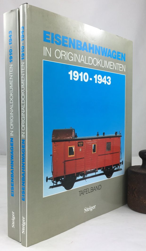 Abbildung von "Eisenbahnwagen in Originaldokumenten 1910 - 1943. Eine internationale Übersicht aus "Organ für die Fortschritte des Eisenbahnwesens in technischer Beziehung" Textband + Tafelband."
