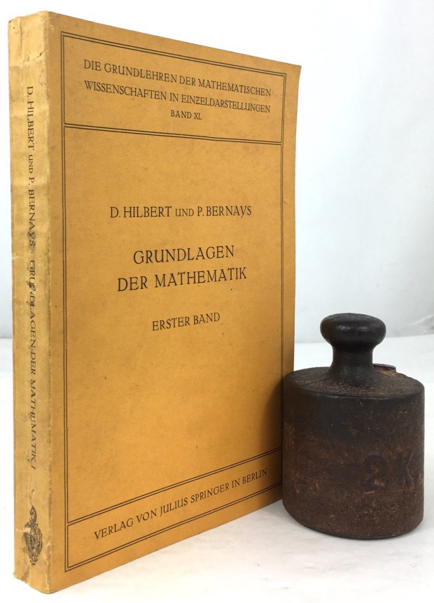 Abbildung von "Grundlagen der Mathematik. Erster Band."