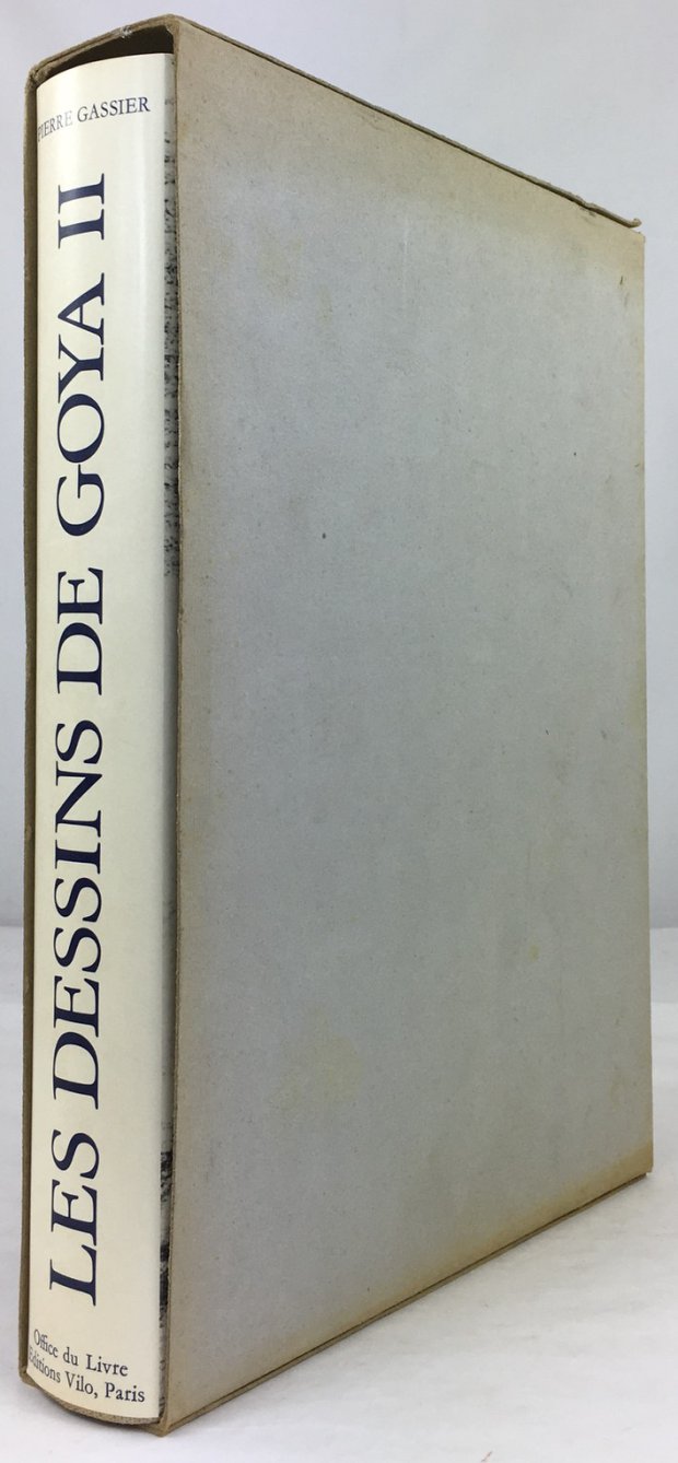 Abbildung von "Les Dessins de Goya. Tome II (apart): Dessins pour peintures - Dessins pour les cartons de tapisserie - Dessins pour Gravures - Dessins pour les gravures d'apres Vélasquez - Dessins pour les Caprices - Portraits d'artistes espagnols pour le Dictionnaire de Cean Bermudez - Dessins pour les Desastres de la Guerre - Dessins pour la Tauromachie - Dessins pour les Disparates - Le Miroir Magique - Dessins d'apres Flaxman - Les Portraits de famille - Dessins divers."