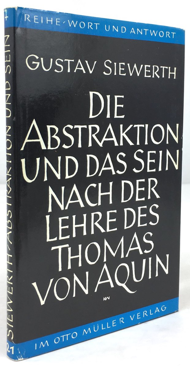 Abbildung von "Die Abstraktion und das Sein nach der Lehre des Thomas von Aquin."