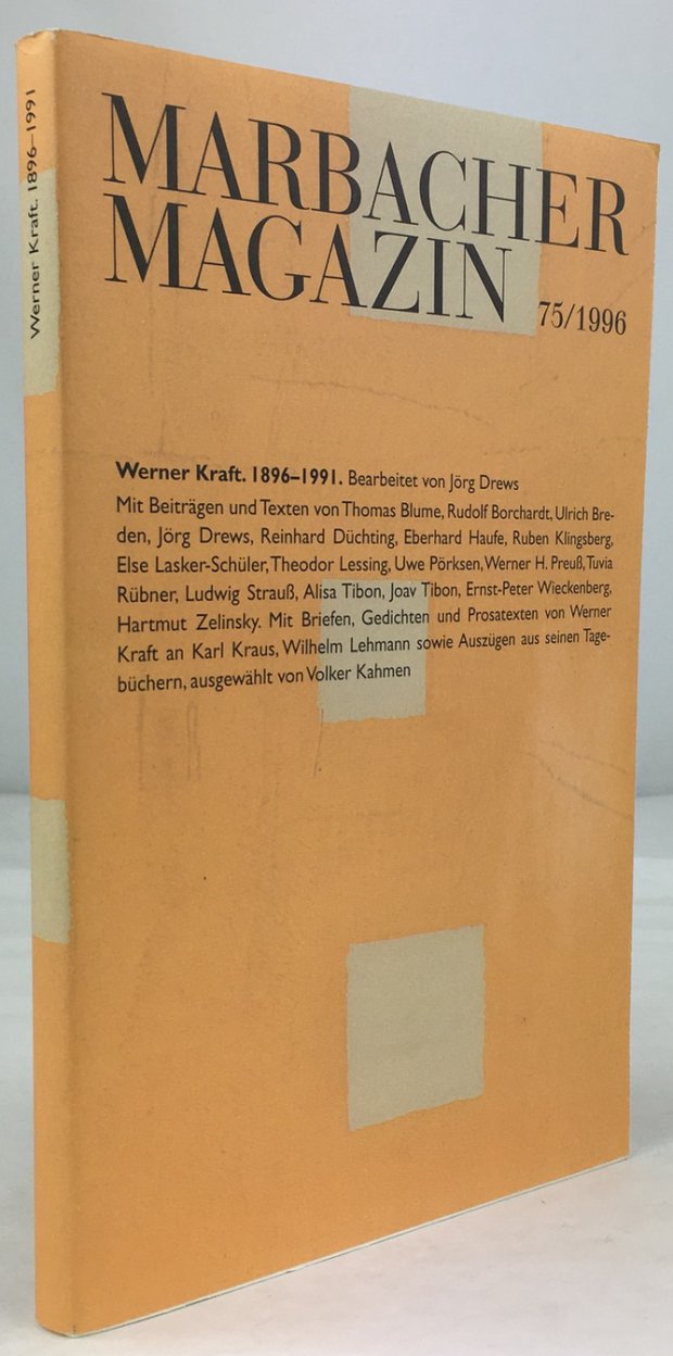 Abbildung von "Werner Kraft 1896-1991. Mit Beiträgen und Texten von Thomas Blume,..."