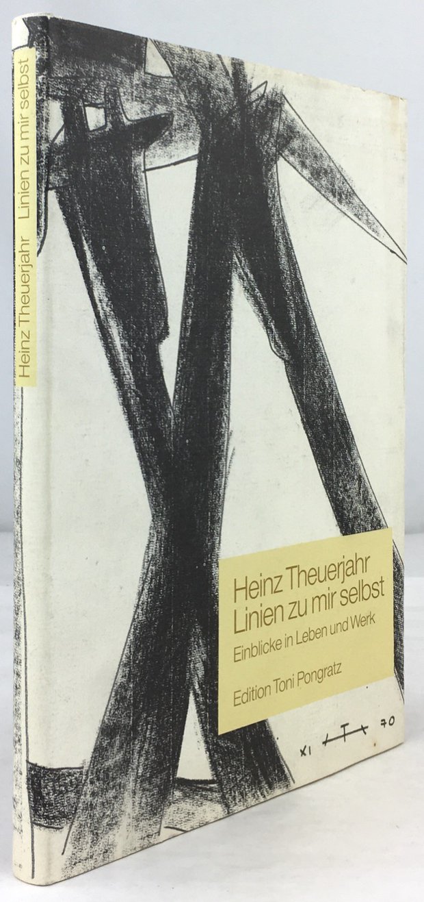 Abbildung von "Linien zu mir selbst. 65 Bildtafeln und 8 Originalholzschnitte. Mit Marginalien von Reiner Kunze und einer biographischen Skizze von Toni Pongratz zum 75. Geburtstag des Künstlers."