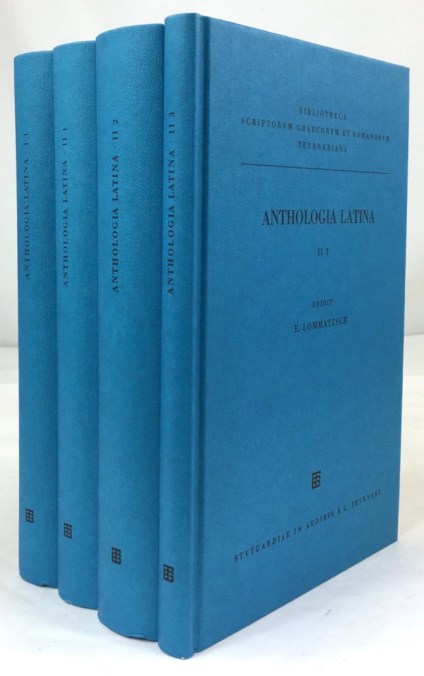 Abbildung von "Anthologia Latina. I : Carmina in codicibus scripta. Fasc. 1 : Libri Salmasiani aliorumque Carmina..."