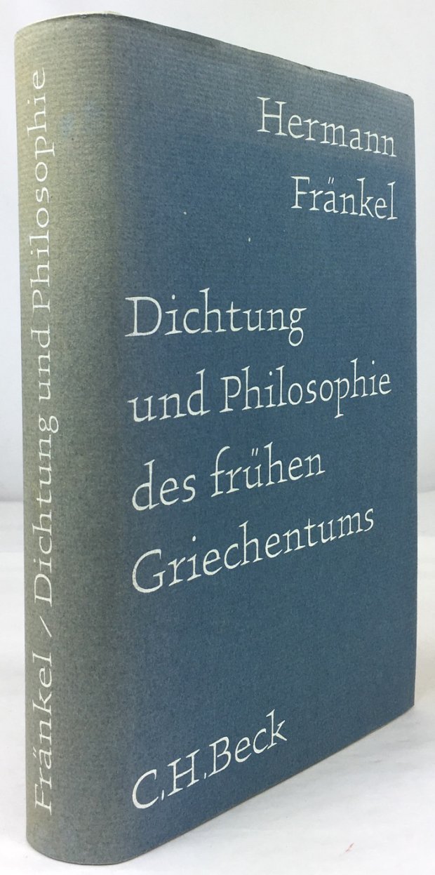 Abbildung von "Dichtung und Philosophie des frühen Griechentums. Eine Geschichte der griechischen Epik,..."