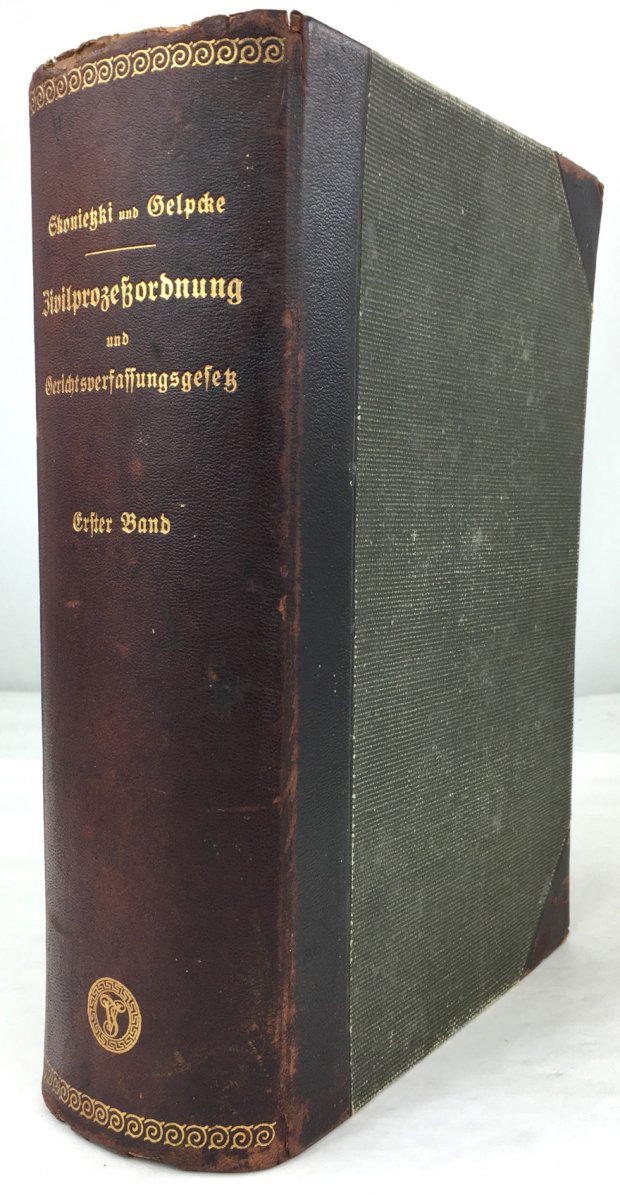 Abbildung von "Zivilprozeßordnung und Gerichtsverfassungsgesetz für das Deutsche Reich nebst den Einführungsgesetzen und den Preußischen Ausführungsgesetzen..."