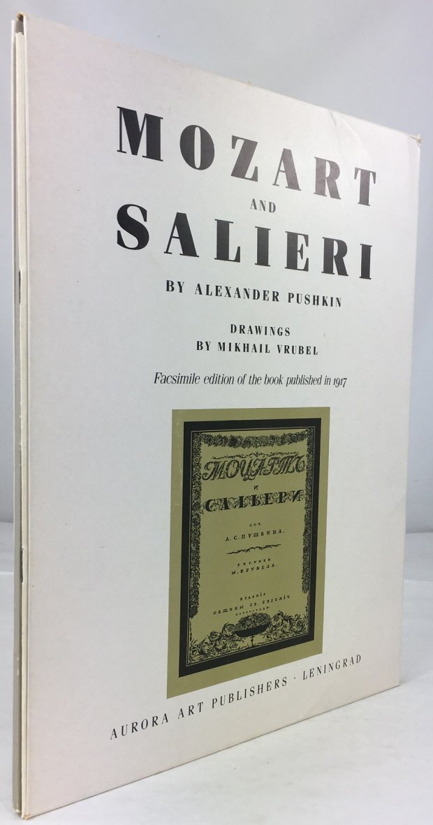 Abbildung von "Mozart and Salieri. Drawings by Mikhail Vrubel. Facsimilie edition of the book published in 1917. Tanslated from the Russian by Charles Johnston (Mozart and Salieri) and Graham Whittaker..."