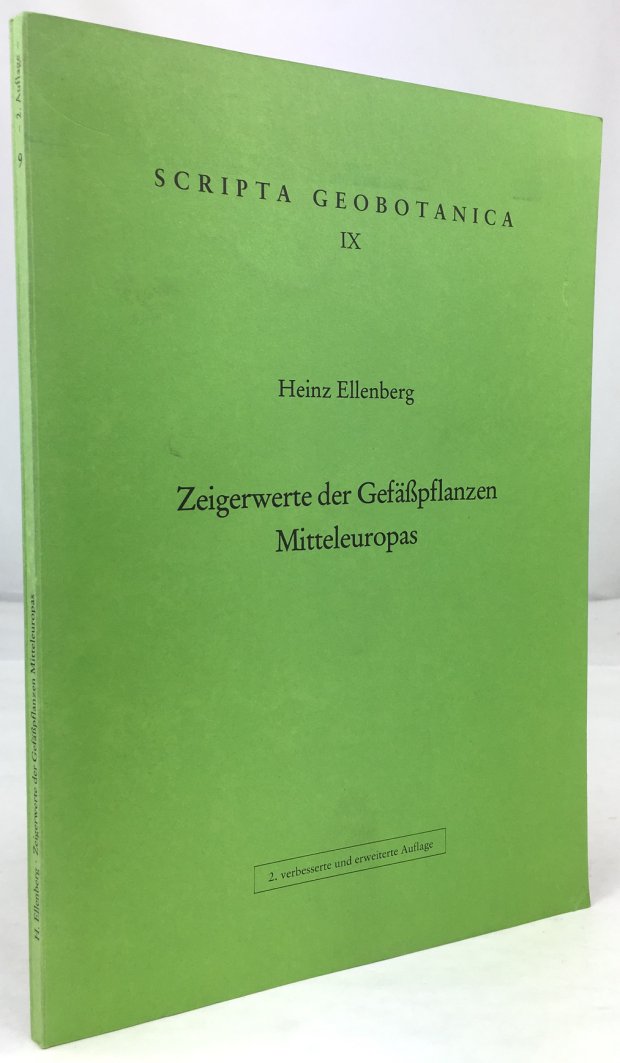 Abbildung von "Zeigerwerte der Gefäßpflanzen Mitteleuropas. Mit einem Beitrag von G. Spatz,..."